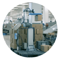 paletizado con robot colaborativo.