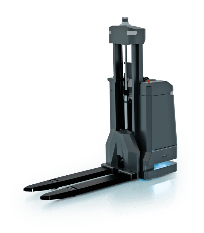 robot grúa autónomo para traslado de material